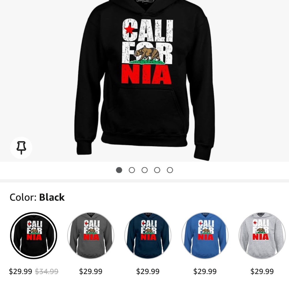 California Republic hoodie